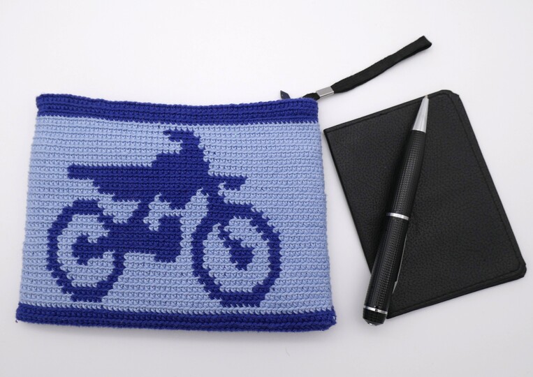 Häkelanleitung Etui Motorrad