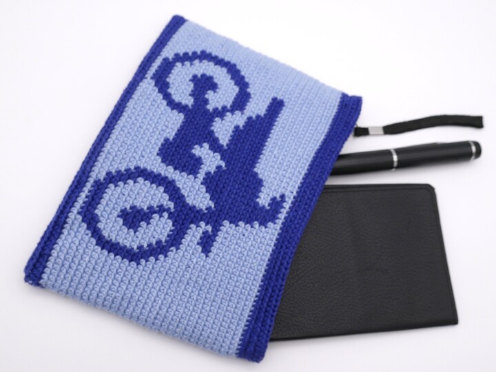 Häkelanleitung Etui Motorrad