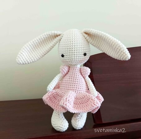 Crochet Bunny Pattern Crochet Rabbit Pattern Amigurumi Bunny Long-Eared