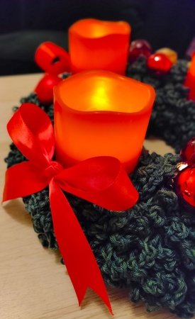 Crochet pattern - Advent wreath