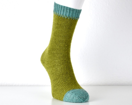 Cucina Socks - zweifarbige Basic Socken