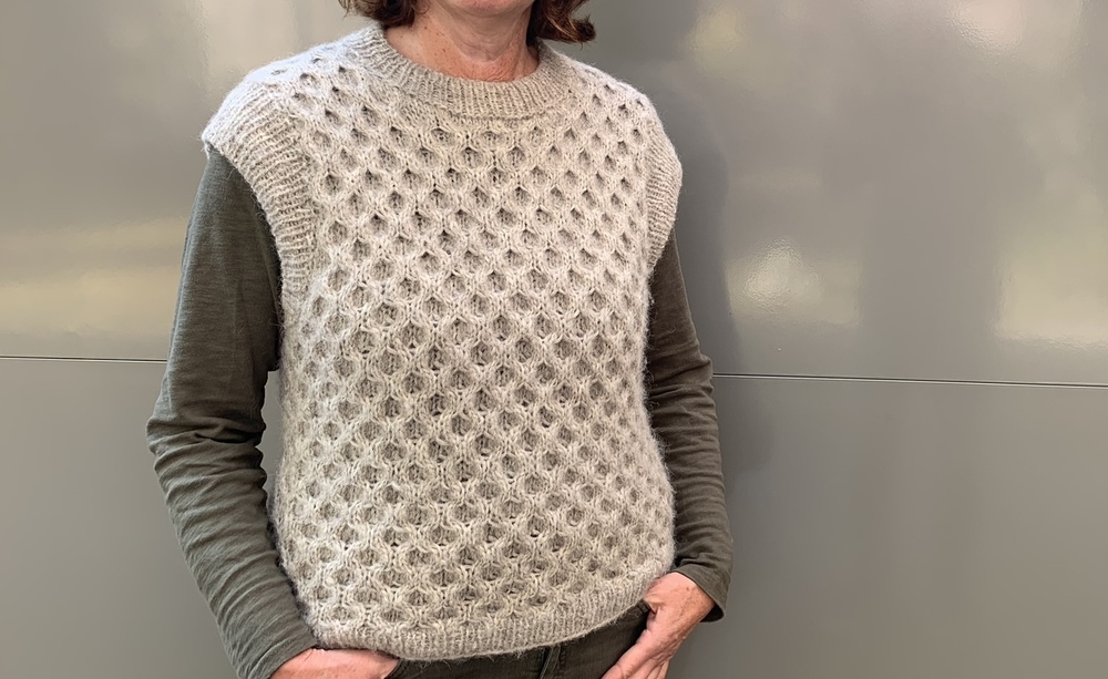 Strickanleitung Pullunder Enya Größe 36 – 48