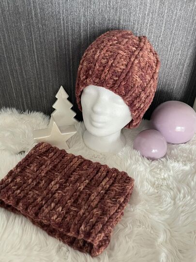 Wintersparset Icy Sticks Häkelanleitung für Mütze und Loop, unisex