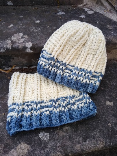 Wintersparset Icy Sticks Häkelanleitung für Mütze und Loop, unisex