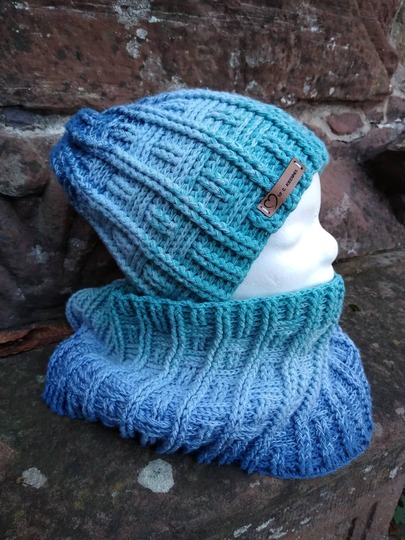 Wintersparset Icy Sticks Häkelanleitung für Mütze und Loop, unisex