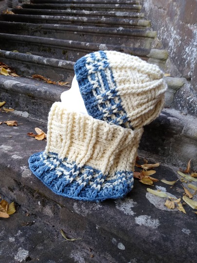 Wintersparset Icy Sticks Häkelanleitung für Mütze und Loop, unisex