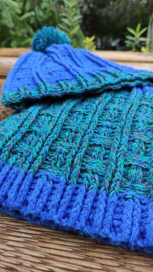 Wintersparset Icy Sticks Häkelanleitung für Mütze und Loop, unisex