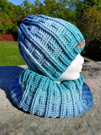 Wintersparset Icy Sticks Häkelanleitung für Mütze und Loop, unisex