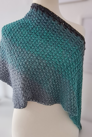 Crochet pattern Triangular Scarf „So easy“ (US)