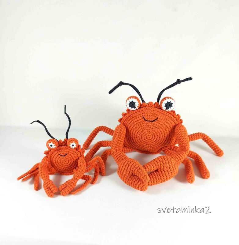 Crab Crochet Pattern Amigurumi Crochet (mini) Crab Stuffed Animal Pattern - Image 5