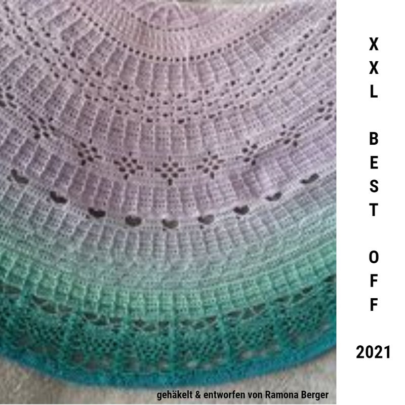 Halbrundtuch "XXL Best off 2021"