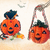 Crocheted Halloween Pumpkin Bag – Candy Bowl, Gift & Costume Accessory.