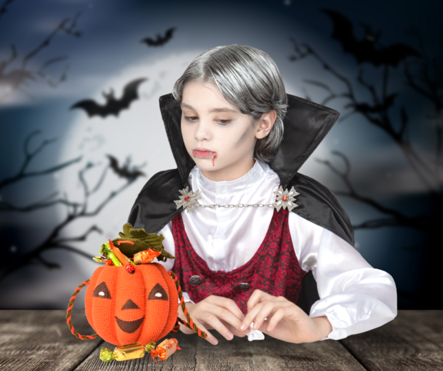 Crocheted Halloween Pumpkin Bag – Candy Bowl, Gift & Costume Accessory.