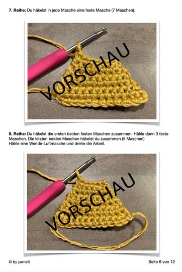 Häkel-Anleitung "Edle Tannenbaum-Anhänger" für den Weihnachtsbaum *deutsch*