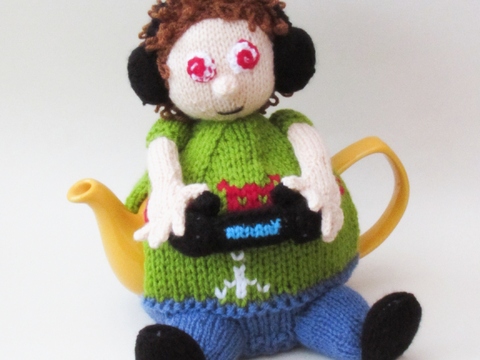 TeaCosyFolk's Gamer Tea Cosy Knitting Pattern
