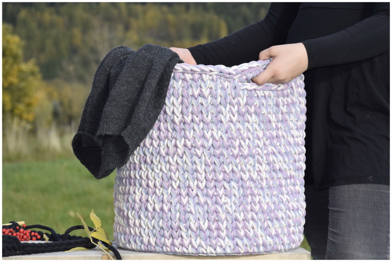 + HEDI + großer Häkelkorb, der stabilste Aufbewahrungskorb zum selberhäkeln