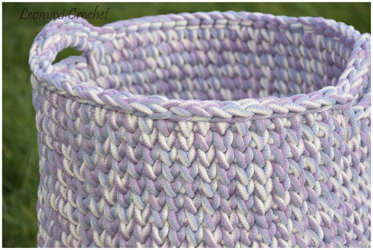 + HEDI + großer Häkelkorb, der stabilste Aufbewahrungskorb zum selberhäkeln - Bild 2