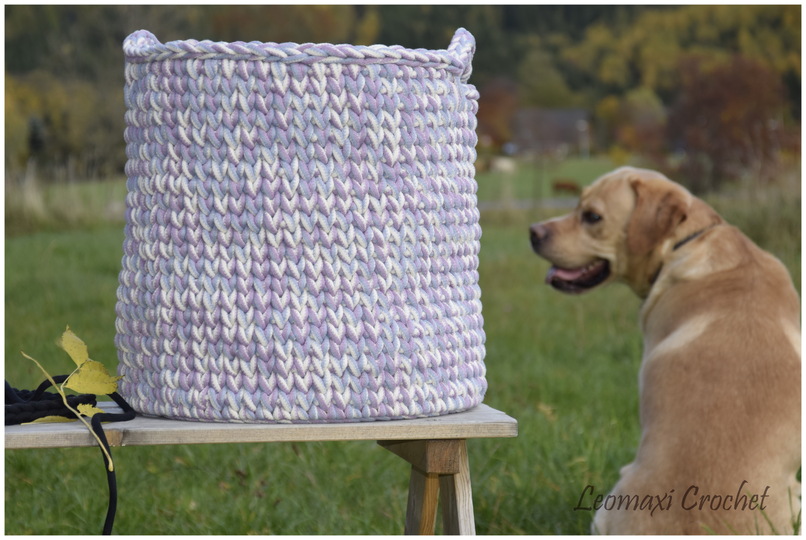 + HEDI + großer Häkelkorb, der stabilste Aufbewahrungskorb zum selberhäkeln