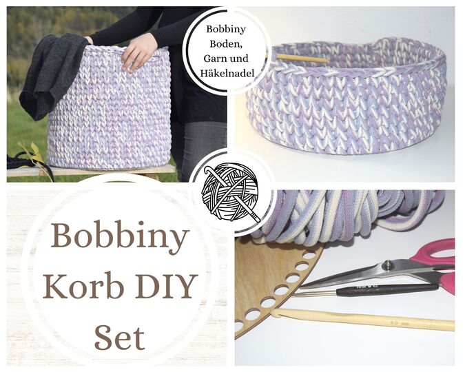 + HEDI + großer Häkelkorb, der stabilste Aufbewahrungskorb zum selberhäkeln