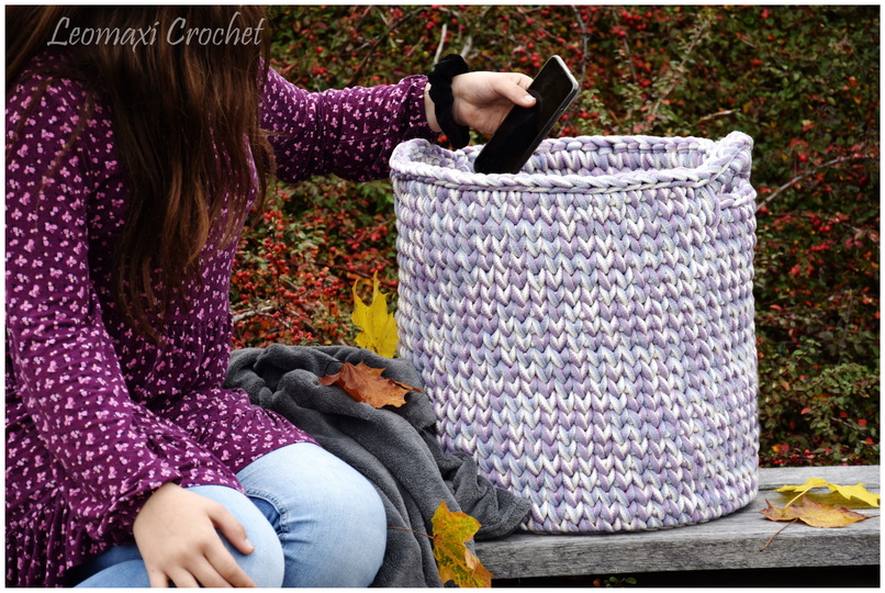 + HEDI + großer Häkelkorb, der stabilste Aufbewahrungskorb zum selberhäkeln