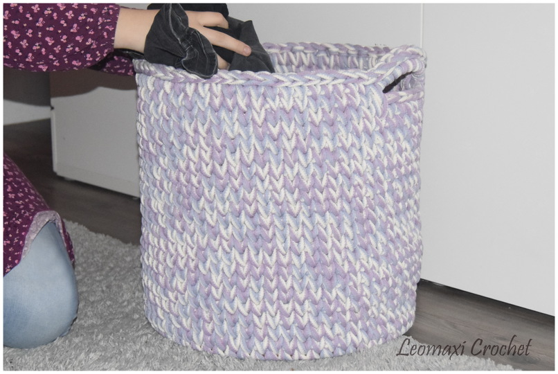 + HEDI + großer Häkelkorb, der stabilste Aufbewahrungskorb zum selberhäkeln