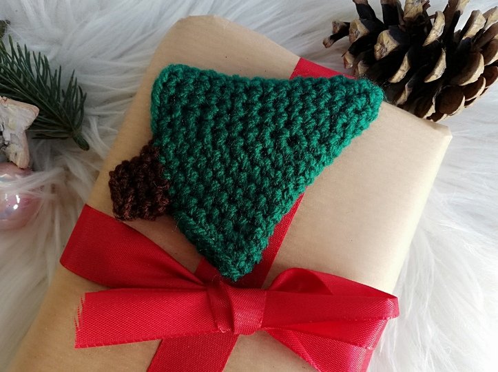 Häkelanleitung 3 verschiedene Weihnachtsanhänger für Geschenke & Tannenbaum