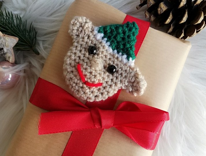 Häkelanleitung 3 verschiedene Weihnachtsanhänger für Geschenke & Tannenbaum