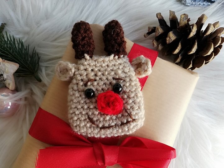 Häkelanleitung 3 verschiedene Weihnachtsanhänger für Geschenke & Tannenbaum