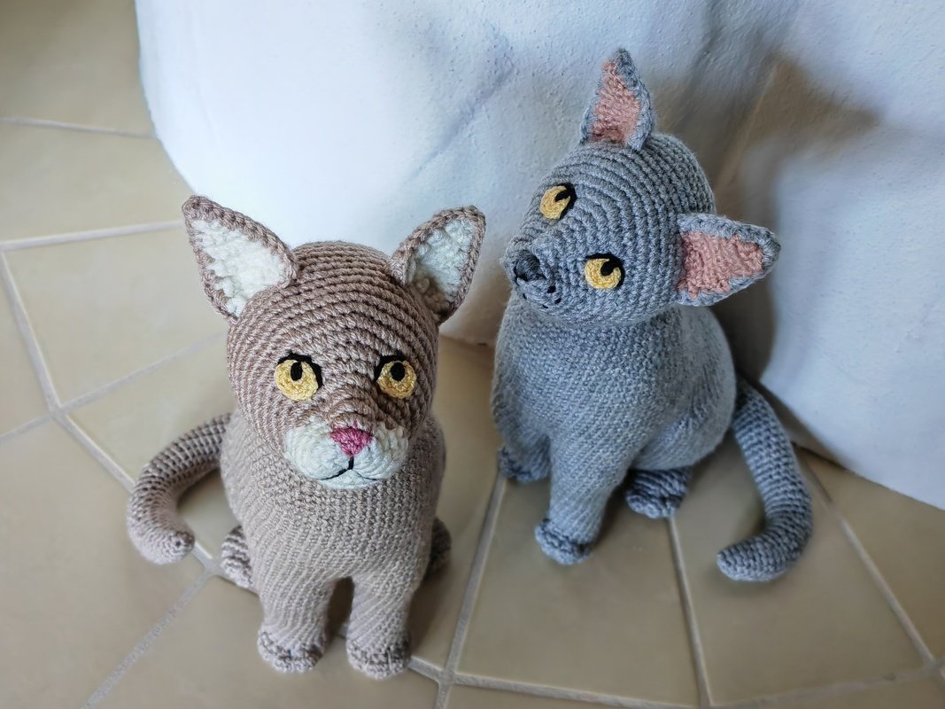 Katze sitzend - Häkelanleitung von NiggyArts - Bild 7