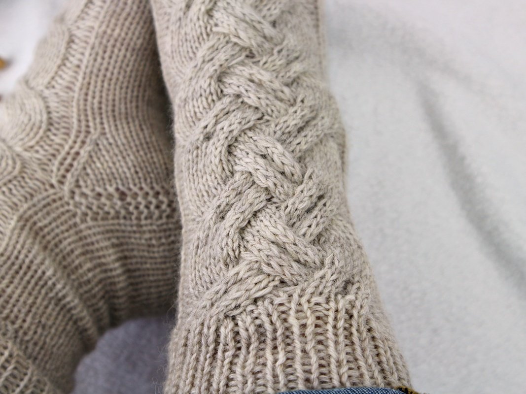 Knitting Pattern PDF Cable Socks – Cozy Winter Socks for Women - Image 5