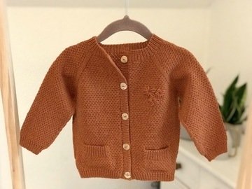Strickanleitung Babyjacke Novemberbabycardigan (Gr 62/68-86/92)