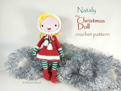 Christmas Crochet Doll Pattern Christmas Crochet Patterns Amigurumi Doll