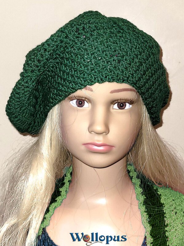 Baskenmütze Kukka, gehäkelt - Bild 3