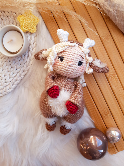 Häkelanleitung Rentiermädchen Enya / Amigurumi / Tiere häkeln