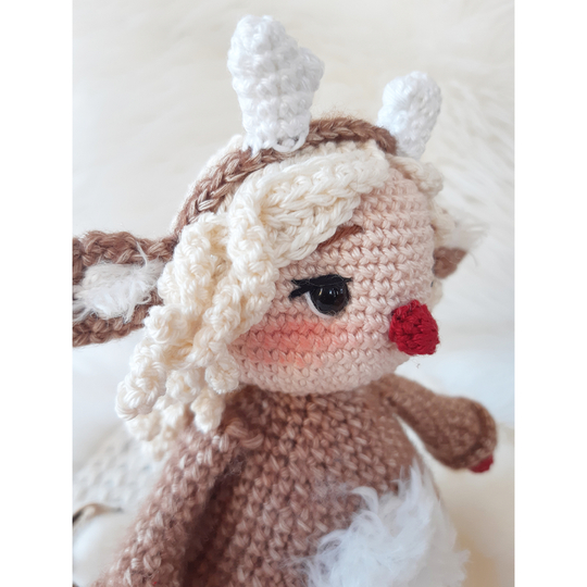 Häkelanleitung Rentiermädchen Enya / Amigurumi / Tiere häkeln