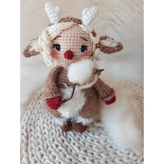 Häkelanleitung Rentiermädchen Enya / Amigurumi / Tiere häkeln