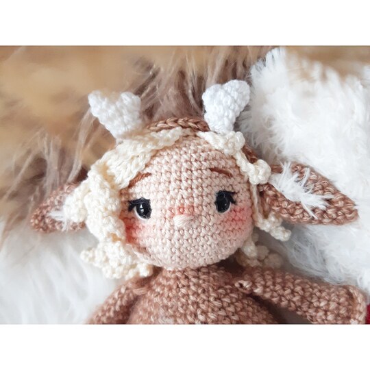 Häkelanleitung Rentiermädchen Enya / Amigurumi / Tiere häkeln