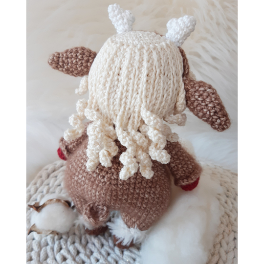 Häkelanleitung Rentiermädchen Enya / Amigurumi / Tiere häkeln