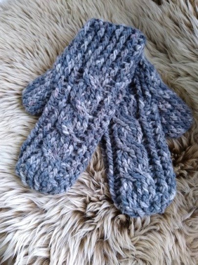 Häkelanleitung "Braids weave" Fäustlinge, one size