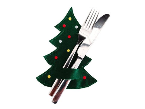 Stickdatei Bestecktasche Weihnachten 13 CM X 18 CM