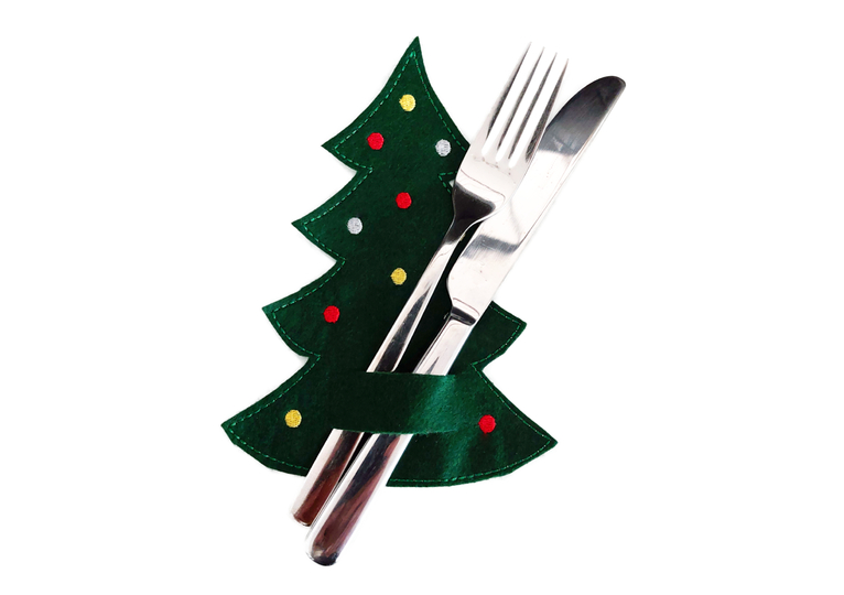 Stickdatei Bestecktasche Weihnachten 13 CM X 18 CM