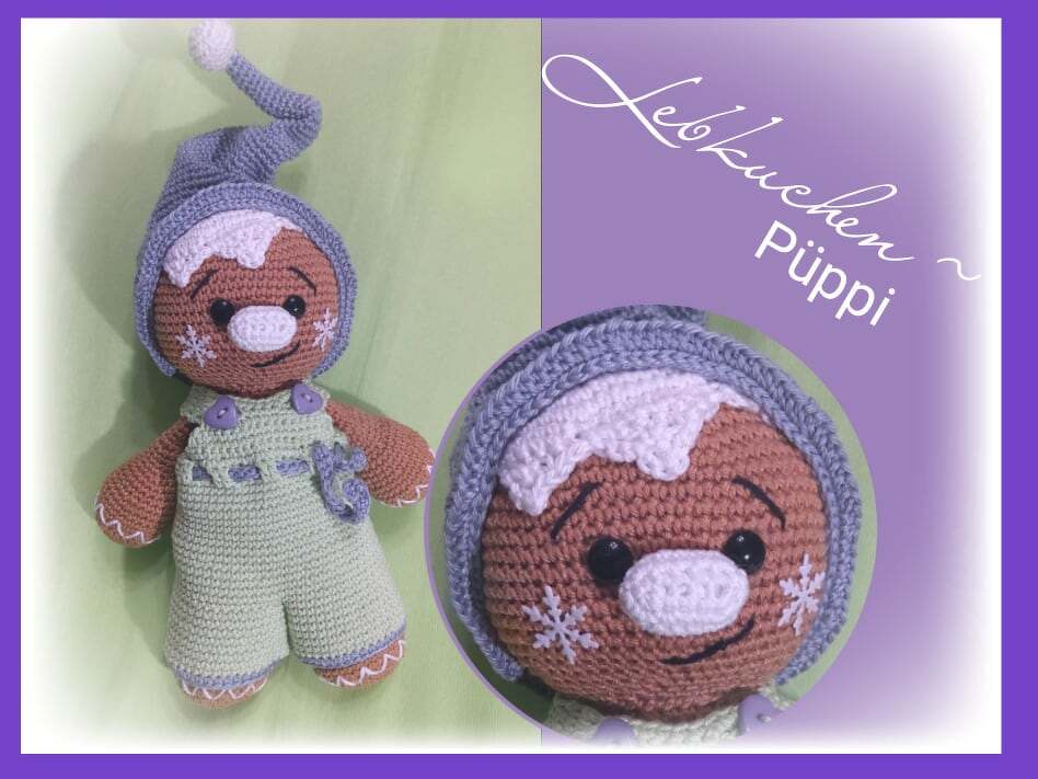 Häkelanleitung / Amigurumi / Lebkuchen~ Püppi