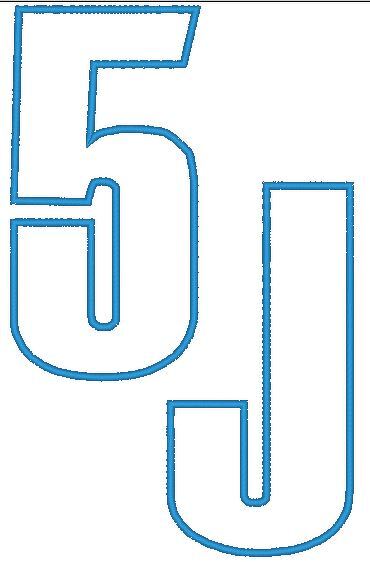 Stickdatei - 20cm Buchstaben und Zahlen Alphabet Zahl - Bild 7