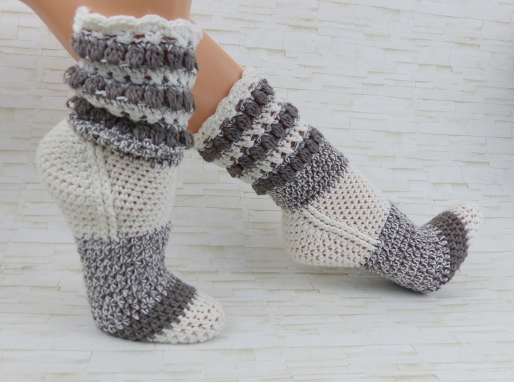 EasySoks17 Häkelanleitung für Wohlfühlsocke zum Schoppern in Größe 26-45