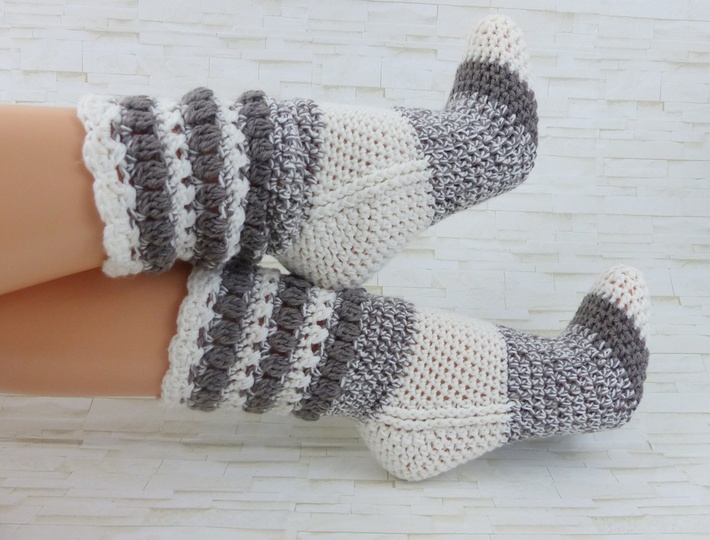 EasySoks17 Häkelanleitung für Wohlfühlsocke zum Schoppern in Größe 26-45