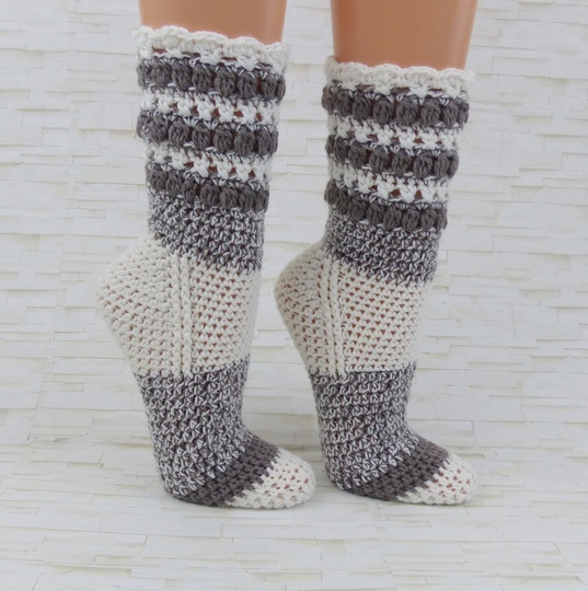 EasySoks17 Häkelanleitung für Wohlfühlsocke zum Schoppern in Größe 26-45