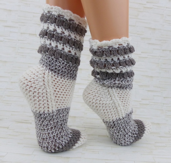 EasySoks17 Häkelanleitung für Wohlfühlsocke zum Schoppern in Größe 26-45