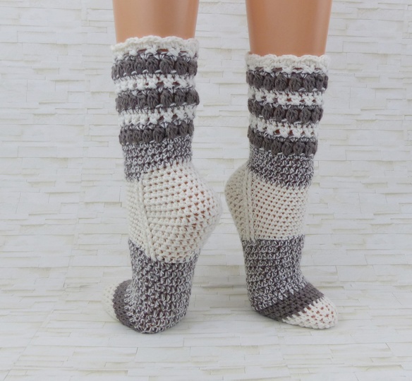 EasySoks17 Häkelanleitung für Wohlfühlsocke zum Schoppern in Größe 26-45