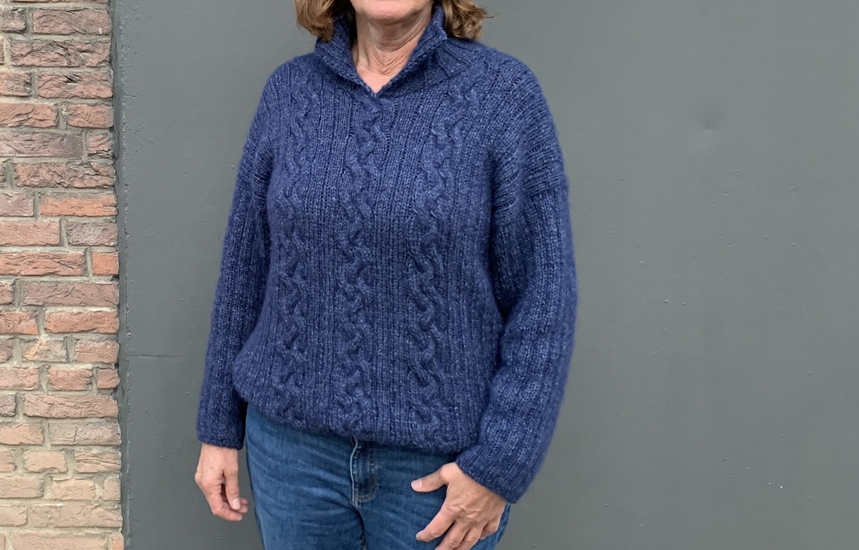 Strickanleitung Pullover Maite Größe 36 – 46