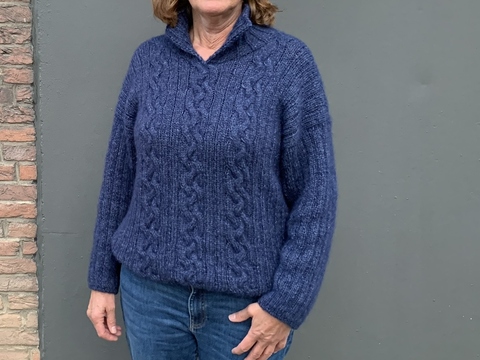 Strickanleitung Pullover Maite Größe 36 – 46